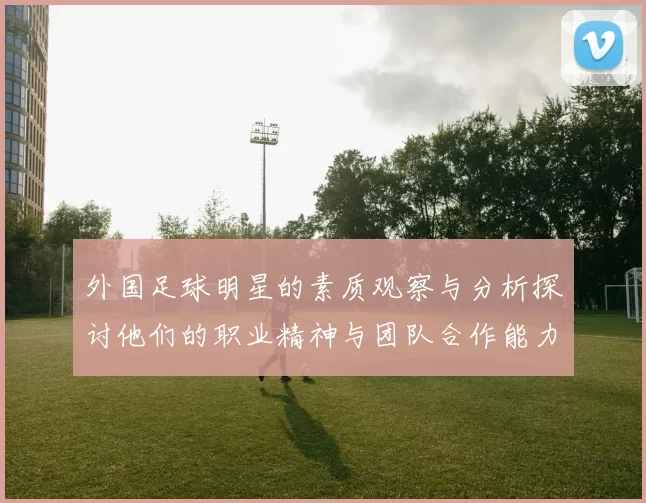 外国足球明星的素质观察与分析探讨他们的职业精神与团队合作能力