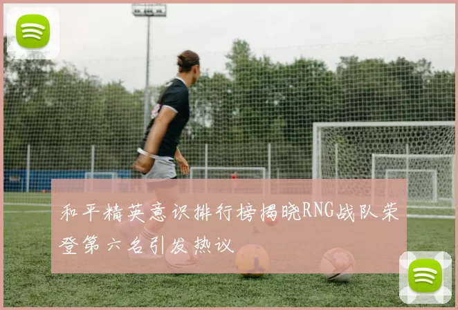 和平精英意识排行榜揭晓RNG战队荣登第六名引发热议